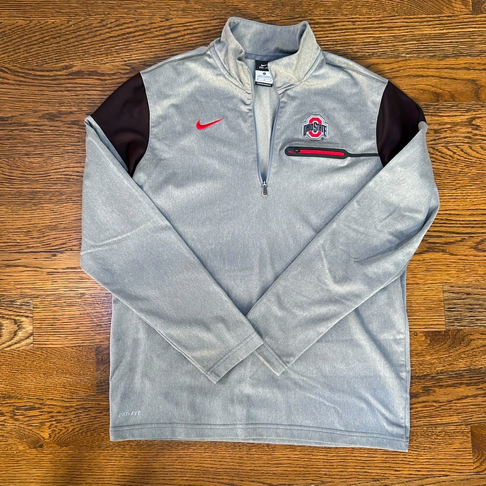NWOT Nike Dri-Fit Men’s Ohio State 1/4 Zip Pullover